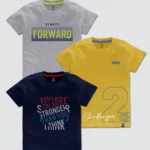 a group of t-shirts with text