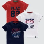 a group of t-shirts with text